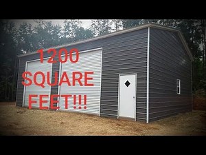 30x40 METAL BUILDING|OR TURN INTO 2400 SQ FT HOME?