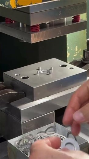 Blanking Process by press machine #machine #metal #cnc #blanking #rajkot #india