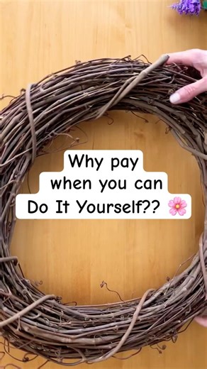 DIY Spring Wreath that looks High End 🪻