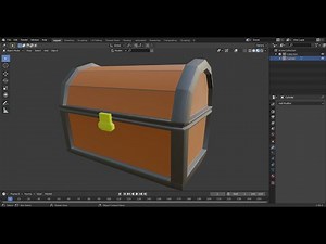 "Blender 3D Treasure Chest Modeling and Texturing Tutorial | Secrets of 3D Design! 🗝️💎"