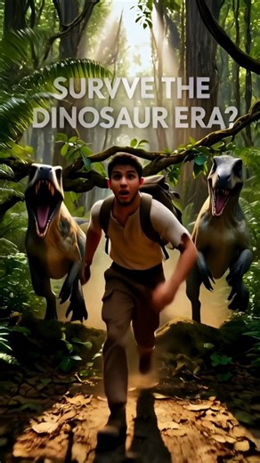 Human vs Dinosaur – Survival Battle | Who Would Win?