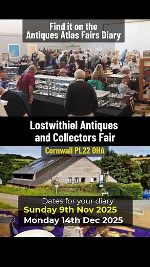 On today in Cornwall until 3pm. Lostwithiel Antiques & Collectors...