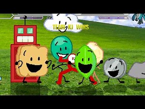 TEAM KJ and DAVID (BFDI) BATTLES WITH MUGENS IN SURVIVAL MODE