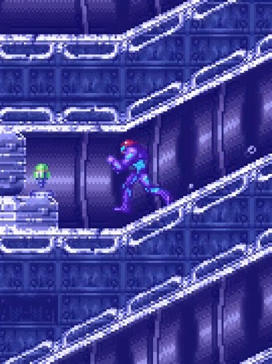 AM2R: Distribution Center - Super Missile - Sparkle Puzzle #gaming #pc #metroid #am2r #metroid2