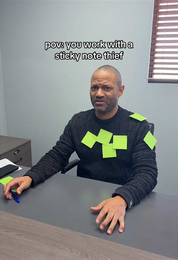 IYKYK..Attorney Freeman has a sticky note for EVERYTHING. #lawfirm #ct #lawyers