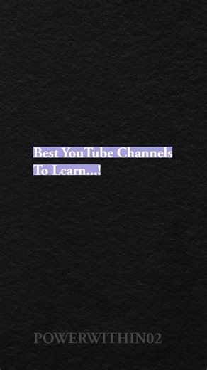 Growth.Mindset. on Instagram: "🚀 Want to level up your skills in Tech, Coding, and IT? Stop wasting time and start learning from the best YouTube channels in the world! 💻🔥 From Python to AI, Web Dev to Cybersecurity, DevOps to Blockchain — everything you need is just one click away 📚✨ Consistency + Right Guidance = Success 💯 Save this post 📌, share with your friends 🤝, and start your learning journey today! Your future self will thank you ❤️ #learning #codinglife #programming #developerli