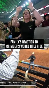 The emotion behind the ride 🙌 @johncrimber1 #worldchampion #pbr #bullriding #worldfinals