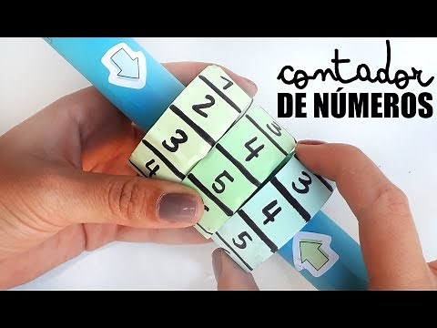 ✂ DIY: CONTADOR DE NÚMEROS del 1 al 999