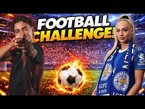 Ultimate Football Challenge ft. Alisha Lehmann (Loser Has a Forfeit!) 🔥⚽️