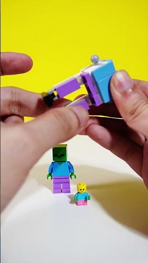 I built a Minecraft Zombie in Lego #lego
