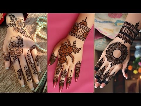 3 Day Mehndi Designs | Easy & Beautiful Mehndi Ideas for Beginners