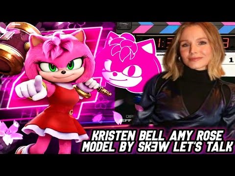 Sonic 4 Kristen Bell Amy Rose Model Let's Talk
