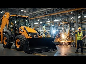 How JCB Machines Are Made | Inside a Modern Heavy Equipment Factory