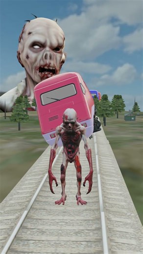 Train vs zombie BeamNG.Drive #beamng #beamngexperiments