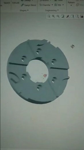 machine part in creo