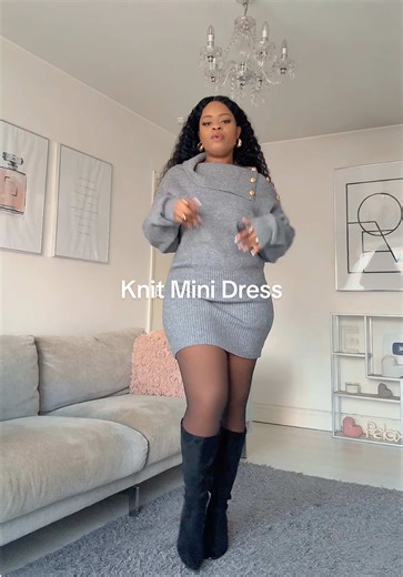Essential Knit Midi Dress for Winter Fashion