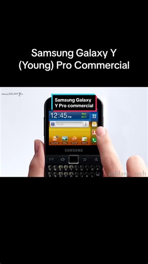 Samsung Galaxy Y Pro Commercial 2011 | Coolest Phone Design