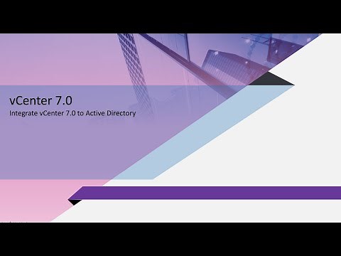 Integrate vCenter 7.0 with Active Directory