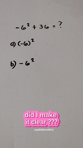 14K views · 141 reactions | Exponent With Negative Base. Pag aralan natin kung paano sagutan at ano ang kaibahan kung may parentheses at kung walang parentheses. #maths #mathisfun #fbreels #educational | Math Fannatics | Facebook