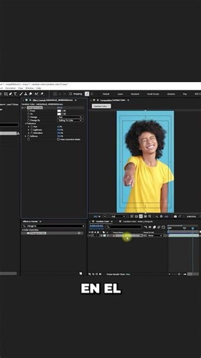 How to CHANGE OBJECT COLOR in AFTER EFFECTS? 🎨 #Shorts #AfterEffects #Tutorial