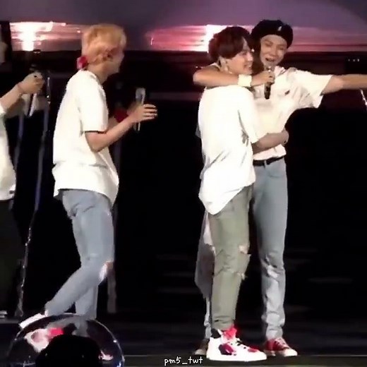 bts hugging each other