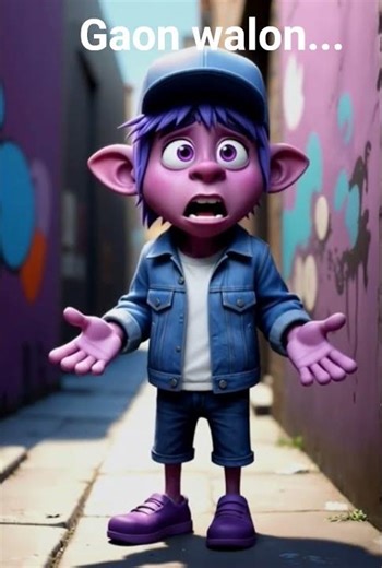 Gaon walo 😲😲...|#cartoon #cartooncharacter #monkey