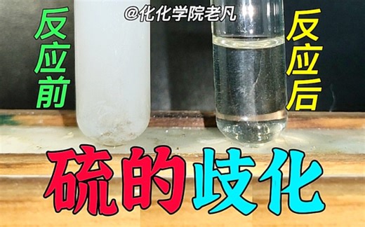 〔实验〕澄澈之变！ 硫在溶液中的歧化反应（碱性条件）