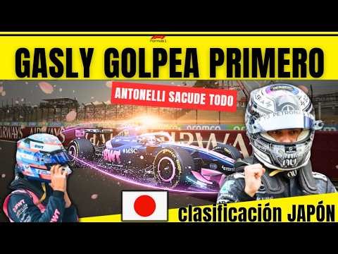 GASLY STRIKES FIRST IN JAPAN | COLAPINTO STRUGGLES AND ANTONELLI SHAKES UP QUALIFYING