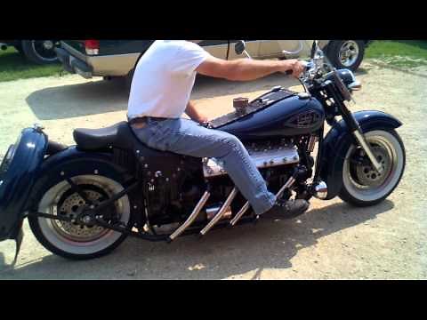 Lincoln Zephyr Flathead V12 Motorcycle