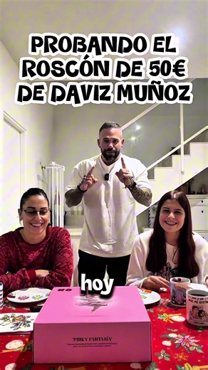 Probando el Roscón de 50€ de David Muñoz