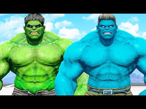 HULK SMASH | Angry Hulk Marvel vs Blue Hulk - What If