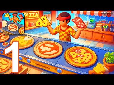 Conveyor Rush: Idle Food Games - Gameplay Walkthrough Part 1 - Pizza Ready Shop (iOS, Android)