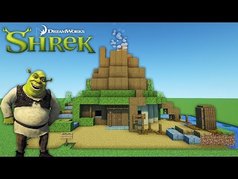 Minecraft Tutorial: How To Make Shreks Swamp House In Minecraft "Shrek"
