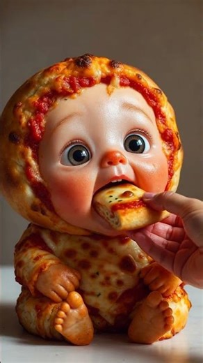 Crispy Cheesy Food Baby Short