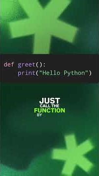 Day 10 – Functions in Python Explained | Python for Beginners