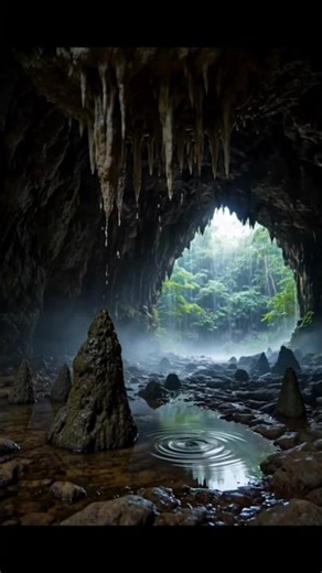 Rain Sounds for Sleep | Cave Ambience | 8 Hours Deep Relaxation