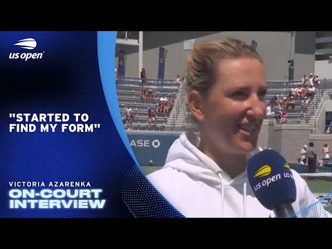 Victoria Azarenka On-Court Interview | 2025 US Open Round 2