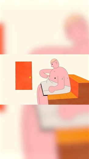 Homework Studio on Instagram: "Another lil tiny bit from our recent TED-Ed short about the science of saunas. link in bio to watch! - - #animationstudio #teded #motiondesign @tededanimation"