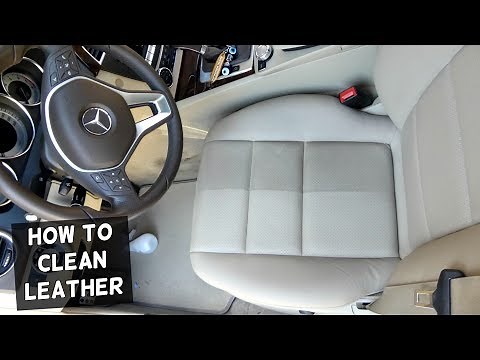 HOW TO CLEAN CAR LEATHER SEATS. AMAZING RESULTS