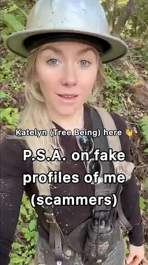 Getting the word out. This is my only YouTube account (‪@tree_being‬) ✌️#fakeaccounts #timberfaller