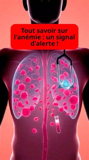 Tout savoir sur l'anémie : un signal d'alerte !