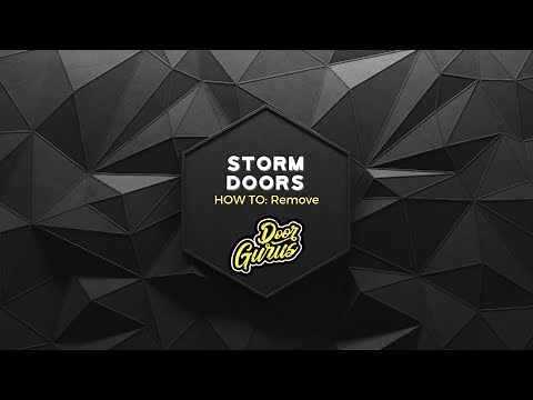 How to Remove Your Exterior Storm Door Easily | DIY "How To" Tutorial | Door Gurus