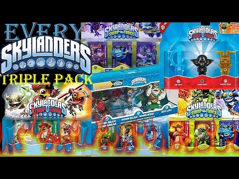 EVERY Skylanders Triple Pack Ever Released!