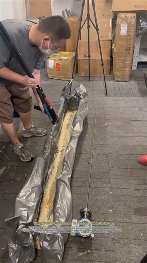 How to Pack Fragile Long Items? Sandwich Foam Method in a Wooden Box