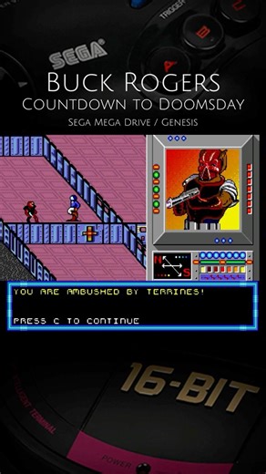 Buck Rogers: Countdown to Doomsday (Sega Mega Drive/ Genesis) #retrogaming