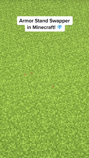 Easy Armor Stand Swapper in Minecraft! #redstonebuilds #fyp #minecraft