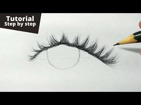The Only Eyelash Drawing Tutorial You’ll Ever Need (Best One Ever!) - How to draw ✍