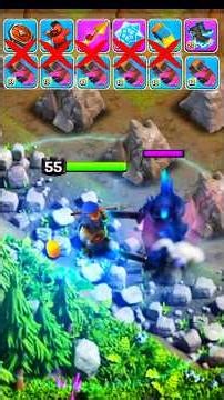 M.A.M.M.A P.E.K.K.A VS HASTE VIAL WITH ALL EQUIPMENT #shorts #coc #clashofclans #mammapekka #gaming