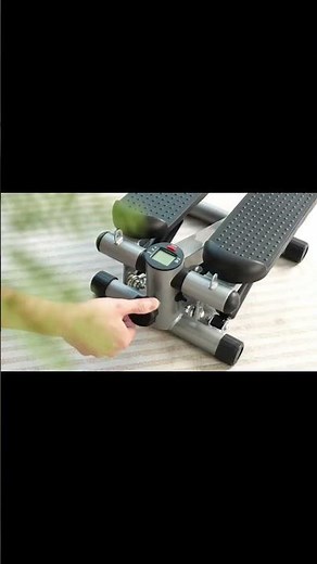 Mini Stepper with Resistance Bands – Compact Home Workout Machine for Full Body Fitness, 300lbs