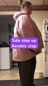 Side step up aerobic step